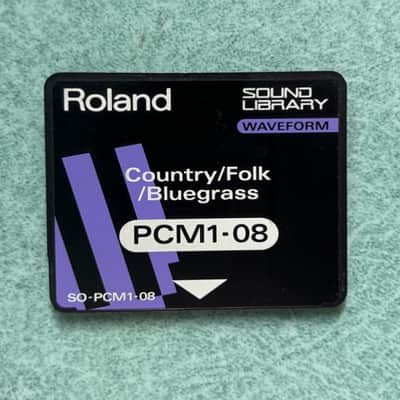 Roland PCM1-08 Country/Folk/Bluegrass Waveform Data Card