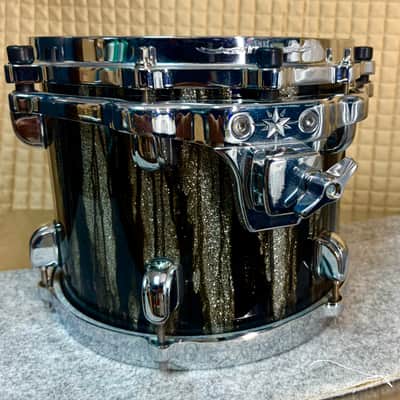 Tama Starclassic Walnut Birch 10x8 tom - Black Clouds & Silver Linings image 5