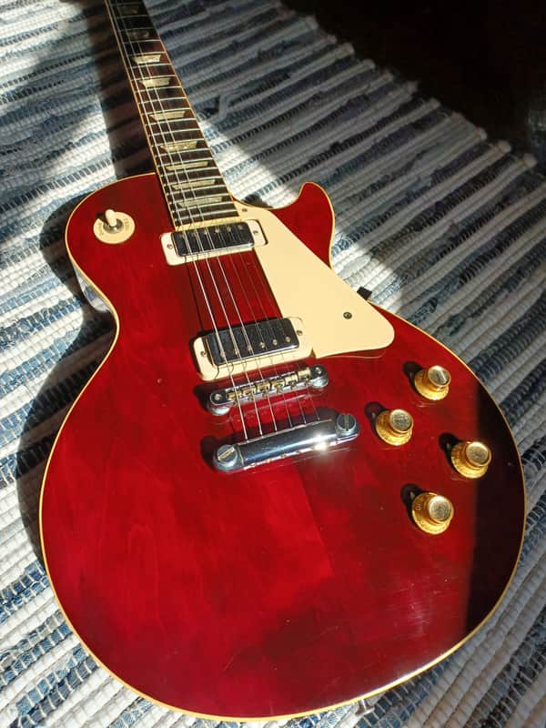Gibson Les Paul Deluxe 1974 - Wine Red image 1