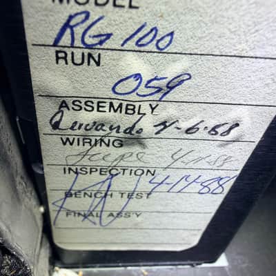 Randall RG100 150 watt Amp Head 1988 - Grey carpet aka rat hair image 9