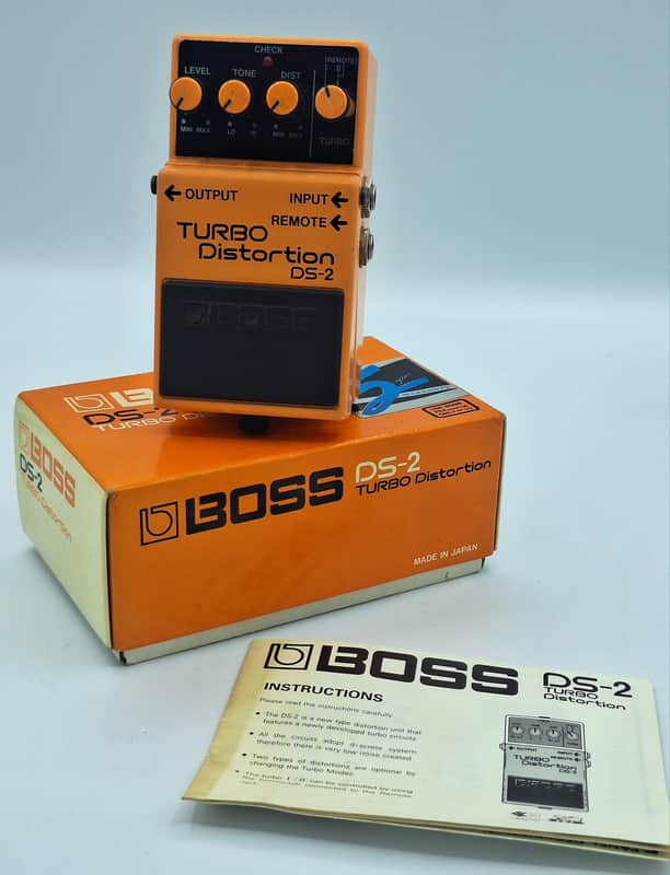 BOSS TURBO Distortion DS-2 1989年 日本製 り様】BOSS TURBO Distortion DS-2 1989年 日本製