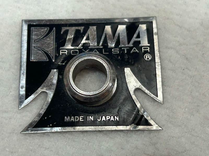 Tama Royalstar Badge (TDG-U-1254) 80's - black/silver image 1