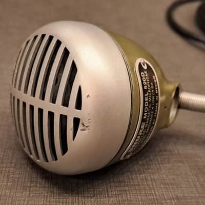 SHURE MODEL 520D GREEN BULLET DYNAMIC MICROPHONE (USED) image 3
