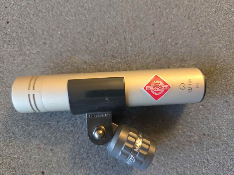 Neumann KM 184 Small Diaphragm Cardioid Condenser Microphone 1993 - Present - Nickel image 1
