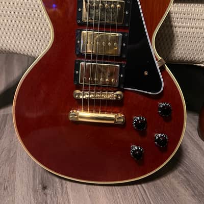 Gibson Les Paul Custom 3 pickup R7 2000 Heritage Cherry '57 Reissue Custom Shop image 8