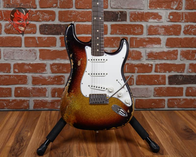 Fender Custom Shop SR25 Custom Deluxe Stratocaster Heavy Relic 3-Tone Sunburst Sparkle 2026 w/OHSC image 1