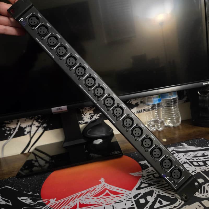 ART P16 Rackmount 16-Channel Balanced XLR Patchbay 2015 - Present - Black image 1