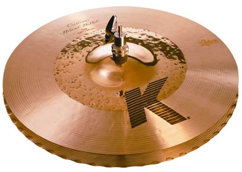 Zildjian K Custom Hybrid 14 Inch Hi Hat Pair image 1