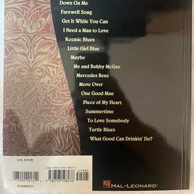 Janis Joplin - The Best of Janis Joplin- Guitar Tab / Tablature Book image 3