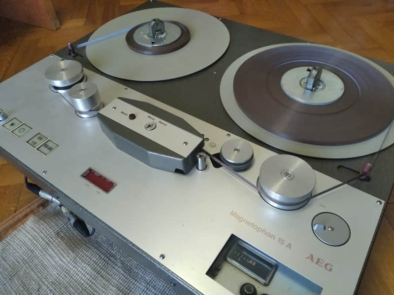 AEG / Telefunken M15a - 2 Track 1/4" Tape Recorder / Reel-to-Reel / Master Tape Machine image 1