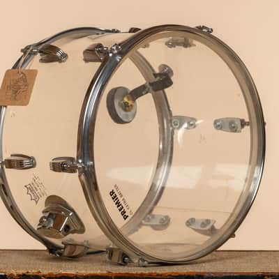 1970s Ludwig Vistalite Tom in Clear - 8x12 image 6