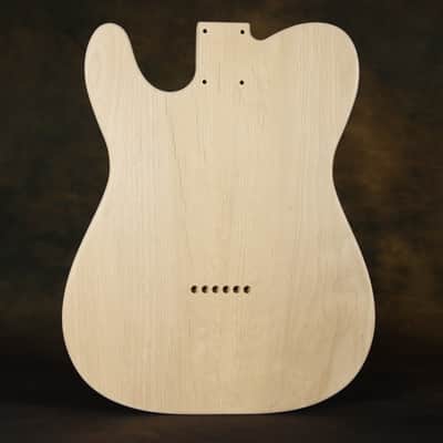 Grail USA Thinline Telecaster Body - Alder - 3 lbs. 14 oz. - Chambered - Unfinished image 3