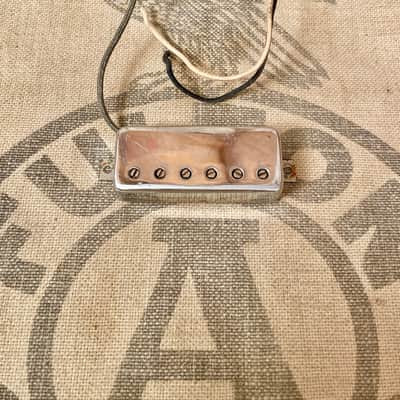 1980 Gibson Patent Stamp (Pat No) Mini Humbucker Pickup Chrome Vintage 1980's image 1