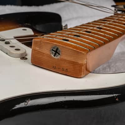 Fender Stratocaster 1955 - Sunburst Bild 6