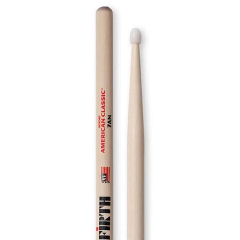 Vic Firth American Classic Drum Sticks, 7A, Nylon Tip, Pair image 1
