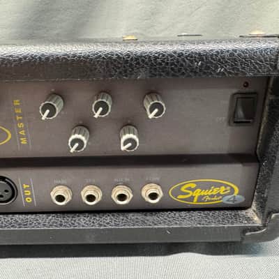 Vintage Fender Squire 4 Type PR345 Channel Powered Mixer Amplifier Amp Efx Foot Switch image 4