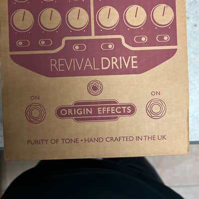 Origin Effects RevivalDrive Custom Ghosting Overdrive with Secondary EQ Controls 2010s - Silver/Orange image 4