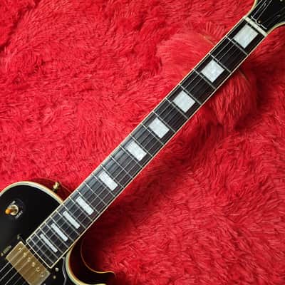 1990 Burny RLC-65 '60 Les Paul Custom Black Beauty - Revival Series - Original VH-1 Humbuckers - Made In Japan MIJ image 7