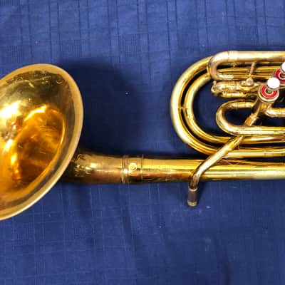 Vintage King H.N. White Cleveland Bb Trombonium Valve Trombone with Original Case image 6