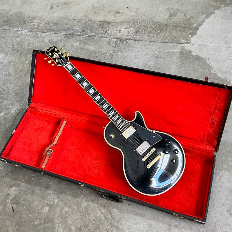 Epiphone by Gibson LPC-80 Les paul custom Black beauty original image 1