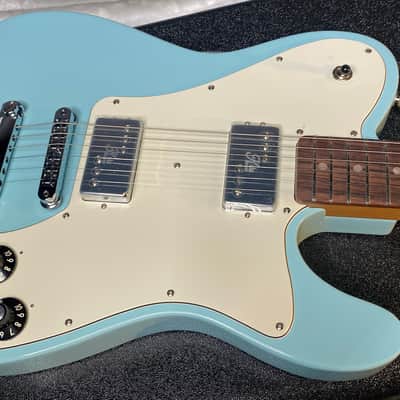 NEW! Fender Kingfish Delta Day Telecaster Deluxe - Daphne Blue - Hardshell Case - Authorized Dealer image 3