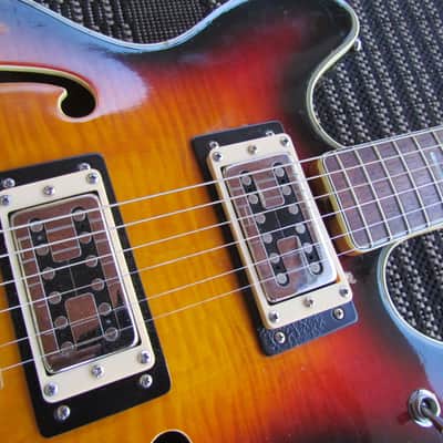 Univox Coily Made In Japan Flamey Body Changed Pickups Original Tremolo Read Entire Description image 8