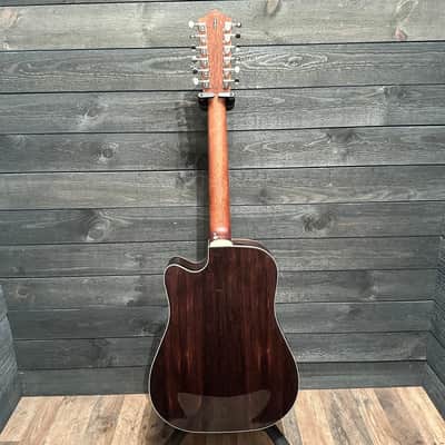 Guild D-2612CE Deluxe 12-String Cutaway Acoustic-Electric Guitar - Antique Sunburst image 11