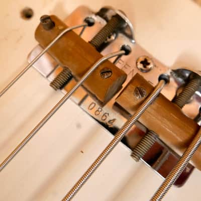 Fender Precision Bass 1952 - White - Refin image 14