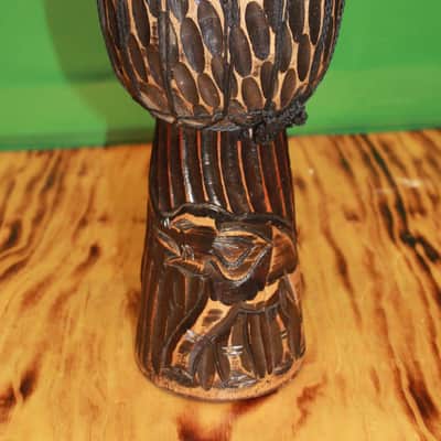 15.125" - 15.75" Handmade Kenyan Djembe's image 14