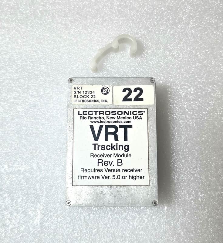 Lectrosonics VRT Block 22 Rev B Tracking Receiver Module for VR Venue Wireless Receiver system image 1