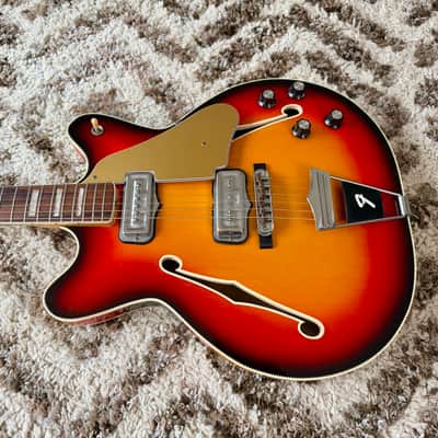 Fender Coronado II with Rosewood Fretboard 1967 - Sunburst image 6