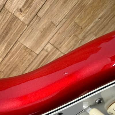 Squier Classic Vibe 50’s FSR Stratocaster - Candy Apple Red w/matching headstock -Upgraded tuners and pickups + sc image 19