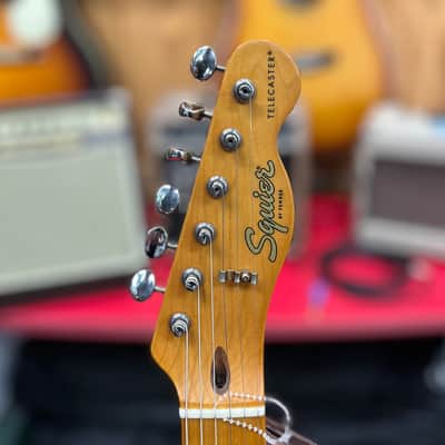 USED Squier 40th Anniversary Telecaster Vintage Edition Electric Guitar Satin Mocha image 5