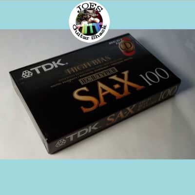 1-1992 TDK SA-X 100 Black Gold SAX Type II CRO2 High Position Cassette Tape CD 100 Mins New Sealed NOS - Will Combine Shipping! image 1