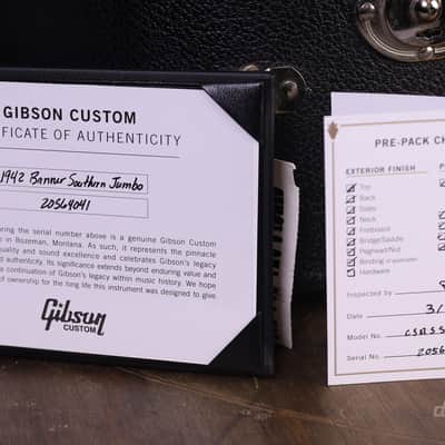 Gibson Custom Shop 1942 Banner Southern Jumbo image 15
