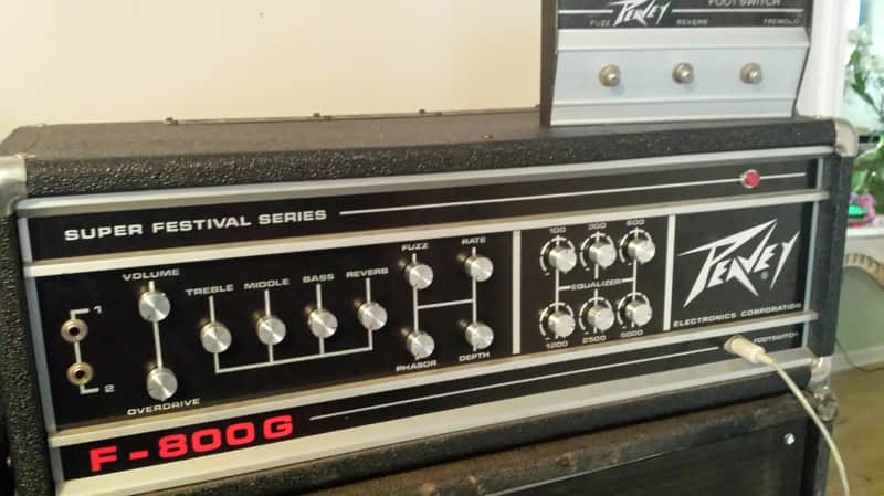 Peavey F-800G Super Festival Series 400-Watt Solid State Guitar Head image 1