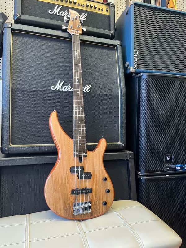 Yamaha TRBX174EW Mango Wood 4-String Bass 2010s - Natural image 1