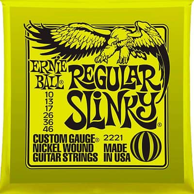 Ernie Ball 2221 Regular Slinky Nickel Wound Set Electric Guitar Strings - 6 PACK image 1