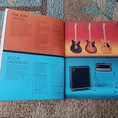 Vintage 1976 Fender Full-Line, Full-Color Catalog! Rare, Original Case Candy, Paperwork! image 3