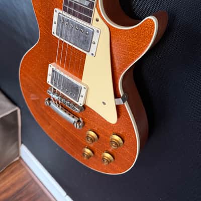 Gibson Mint 2025 Gibson Custom Shop Limited Edition Murphy Lab '57 Les Paul - Orange Sparkle image 4