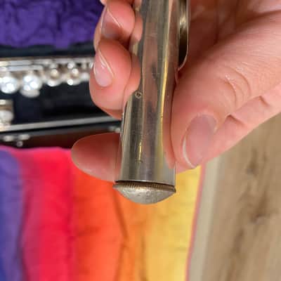 Gemeinhardt 2SP Straght-Headjoint Flute with Offset G 2010s - Silver-Plated image 7