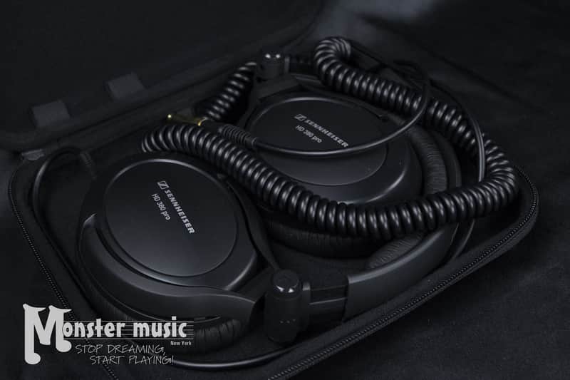 Sennheiser HD 380 PRO Headphones w/Carry Case - Used image 1