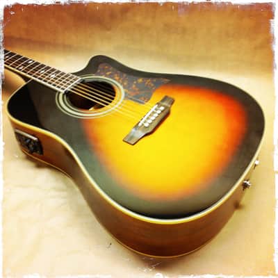 Epiphone Masterbilt DR-500MCE VS Sunburst image 9