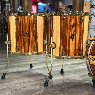 Sonor SQ2 Beech 10pc Drum Set African Marble Gloss image 3