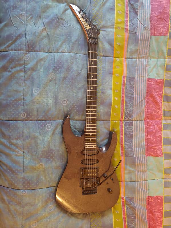 Kramer Proaxe Deluxe 1989 - Black Sparkle image 1