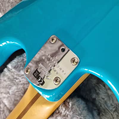 Fender American Professional II Stratocaster Miami Blue SSS Electric Guitar image 5