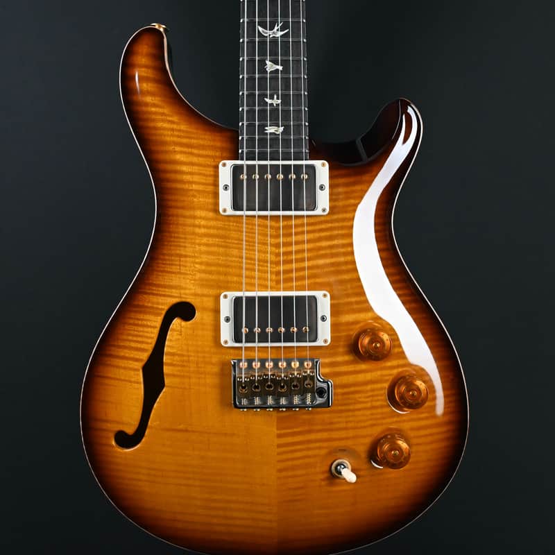 PRS DGT Semi-Hollow w/ Birds 10-Top McCarty Tobacco Sunburst #495 image 1