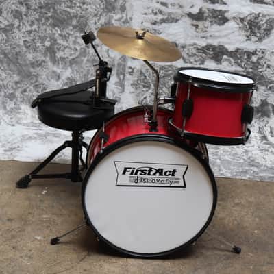 First Act 3pc Junior Drum Set Red image 1