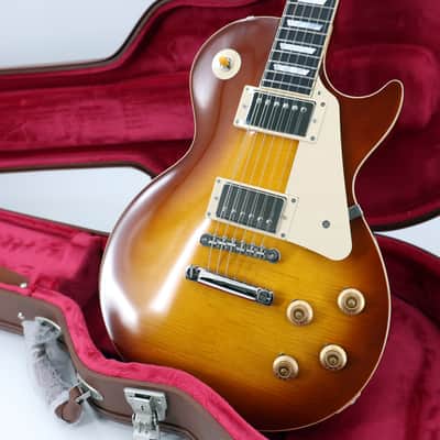 Epiphone Inspired by Gibson Custom 1959 Les Paul Standard Reissue Electric Guitar - Golden Poppy Burst