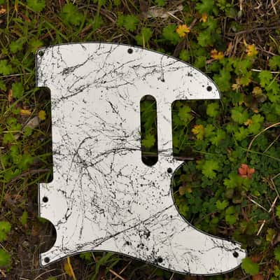 Fender Telecaster pickguard MIJ made in japan crafted marbla white image 1
